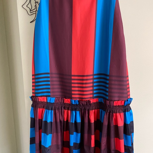 Anthropologie Eva Franco Silky Flounced Midi Skirt - Picture 4 of 7